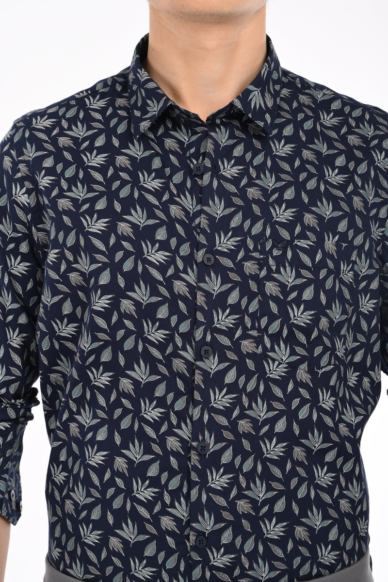 Premium Giza Satin Printed Shirt