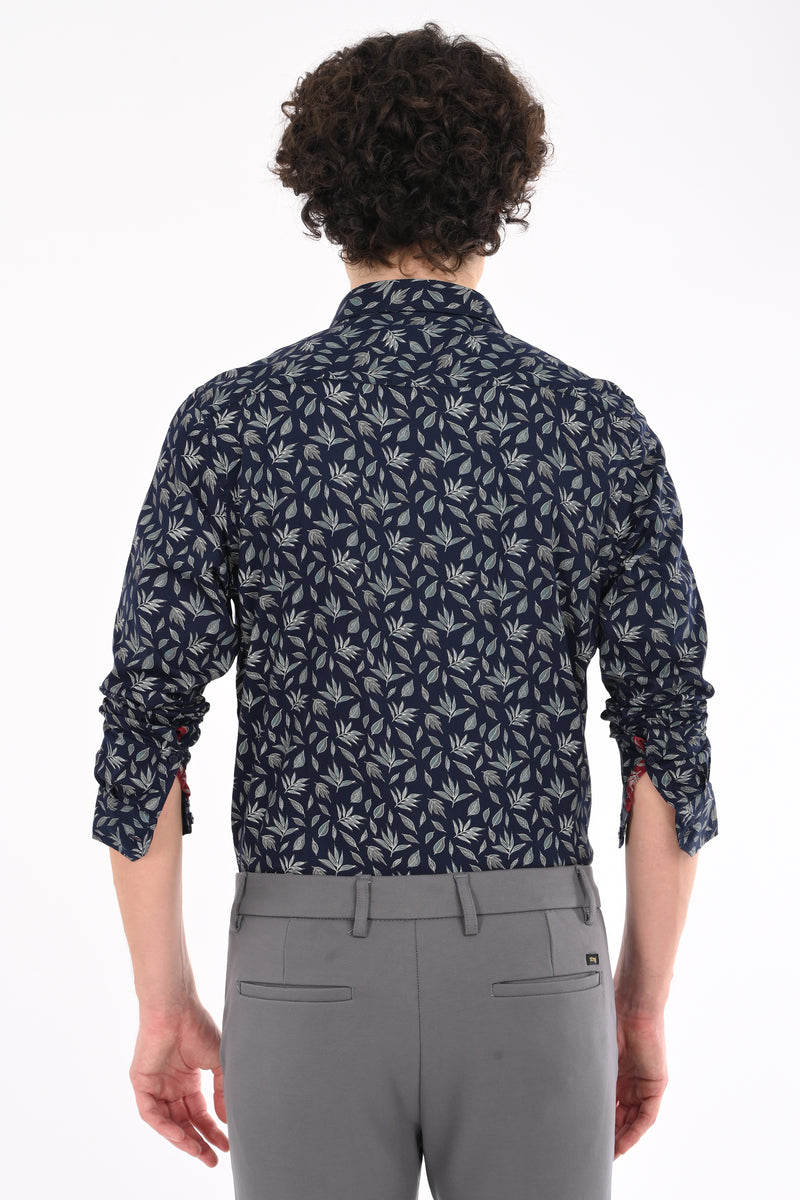 Premium Giza Satin Printed Shirt