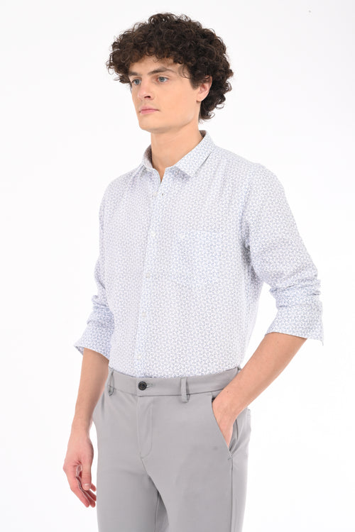 Textured Printed Shirt