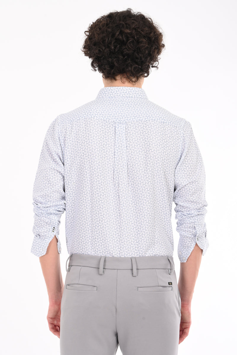 Textured Printed Shirt