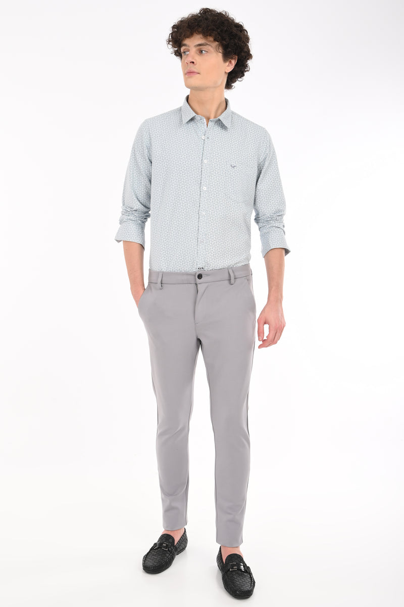 Textured Printed Shirt