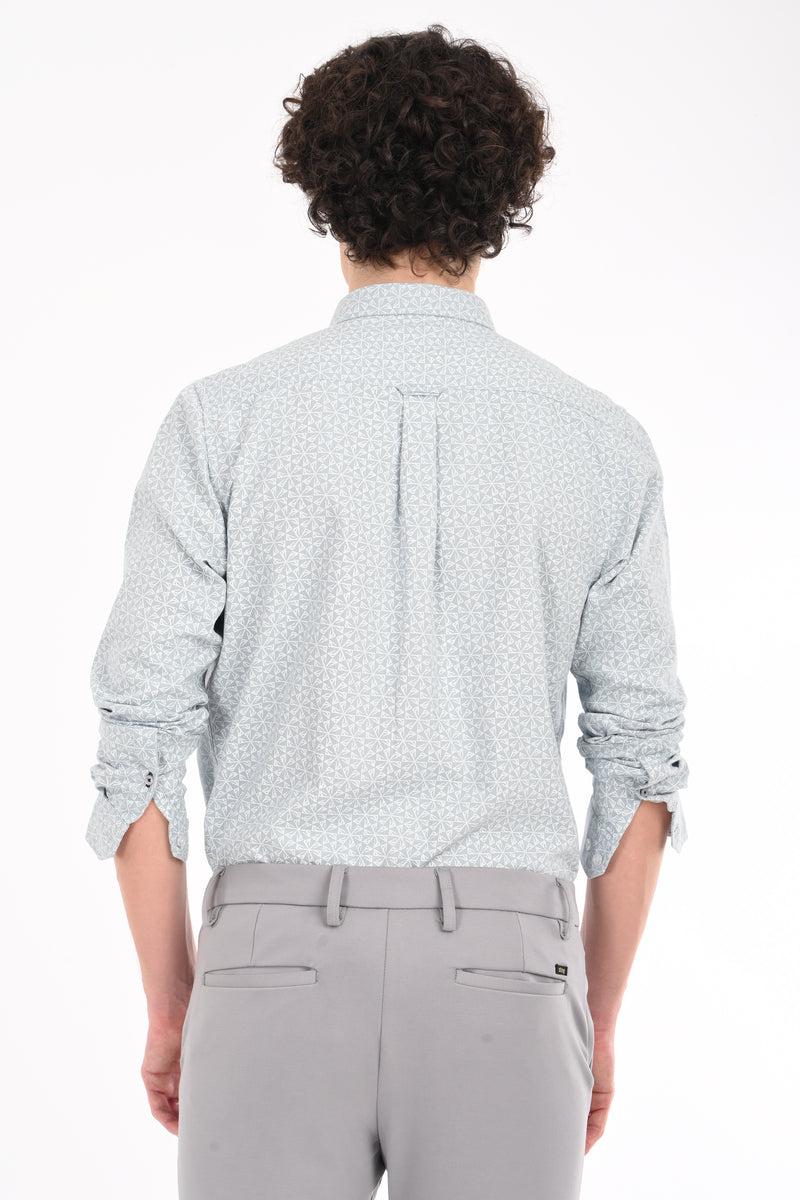 Textured Printed Shirt