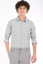 Textured Printed Shirt