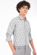 Textured Printed Shirt