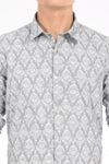 Textured Printed Shirt