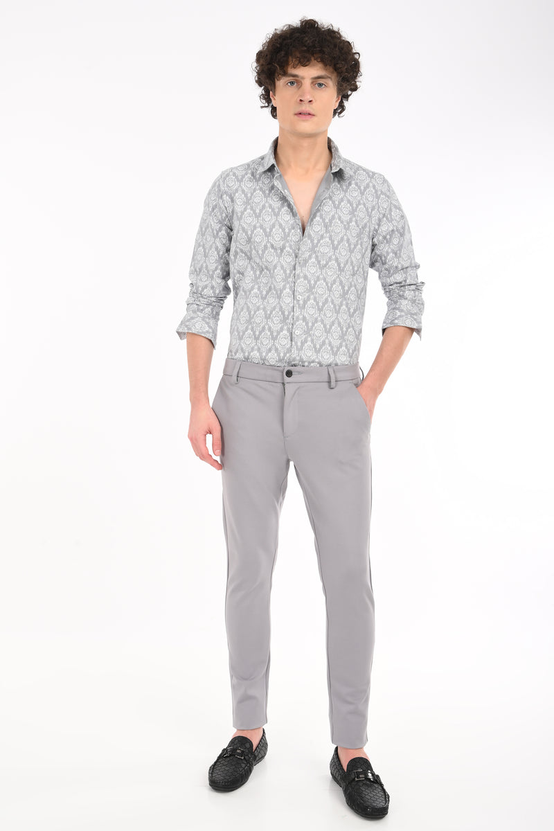 Textured Printed Shirt