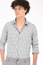 Textured Printed Shirt