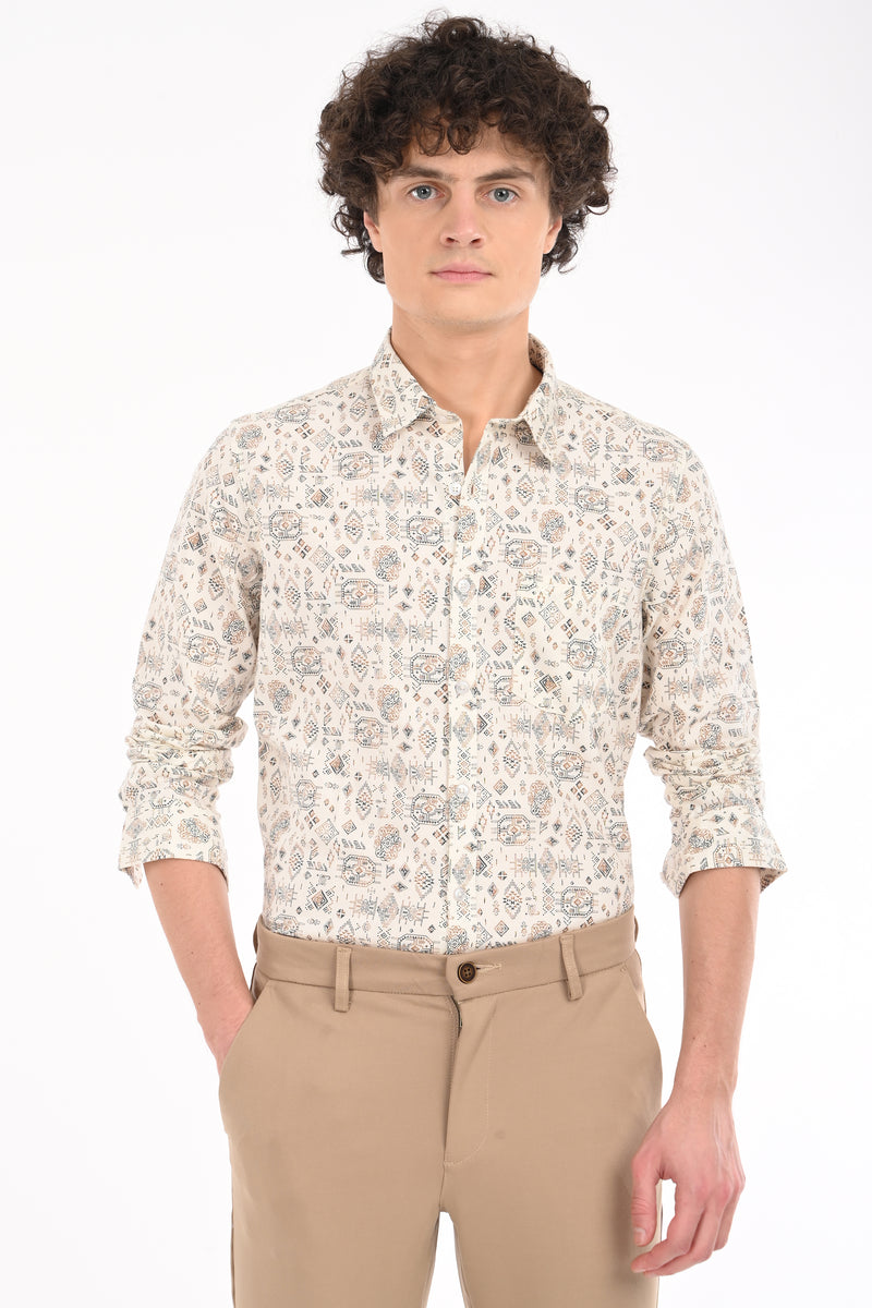 Premium Oxford Printed Shirt