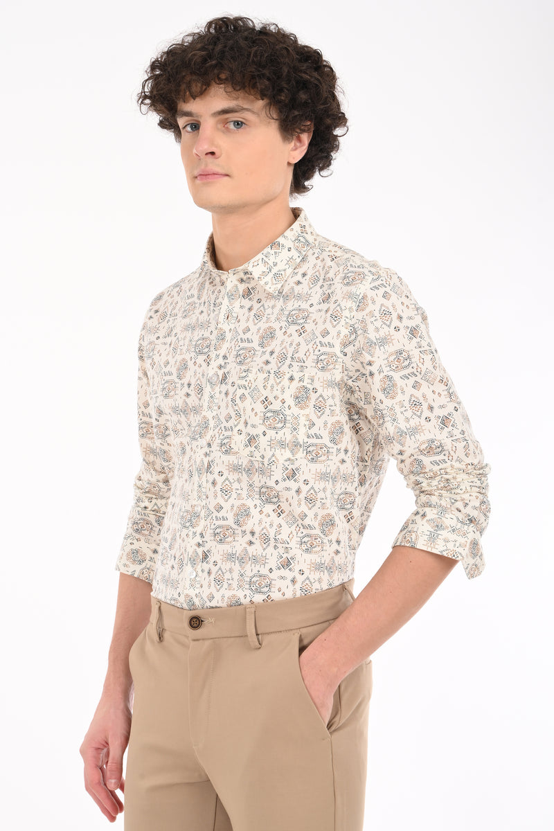 Premium Oxford Printed Shirt