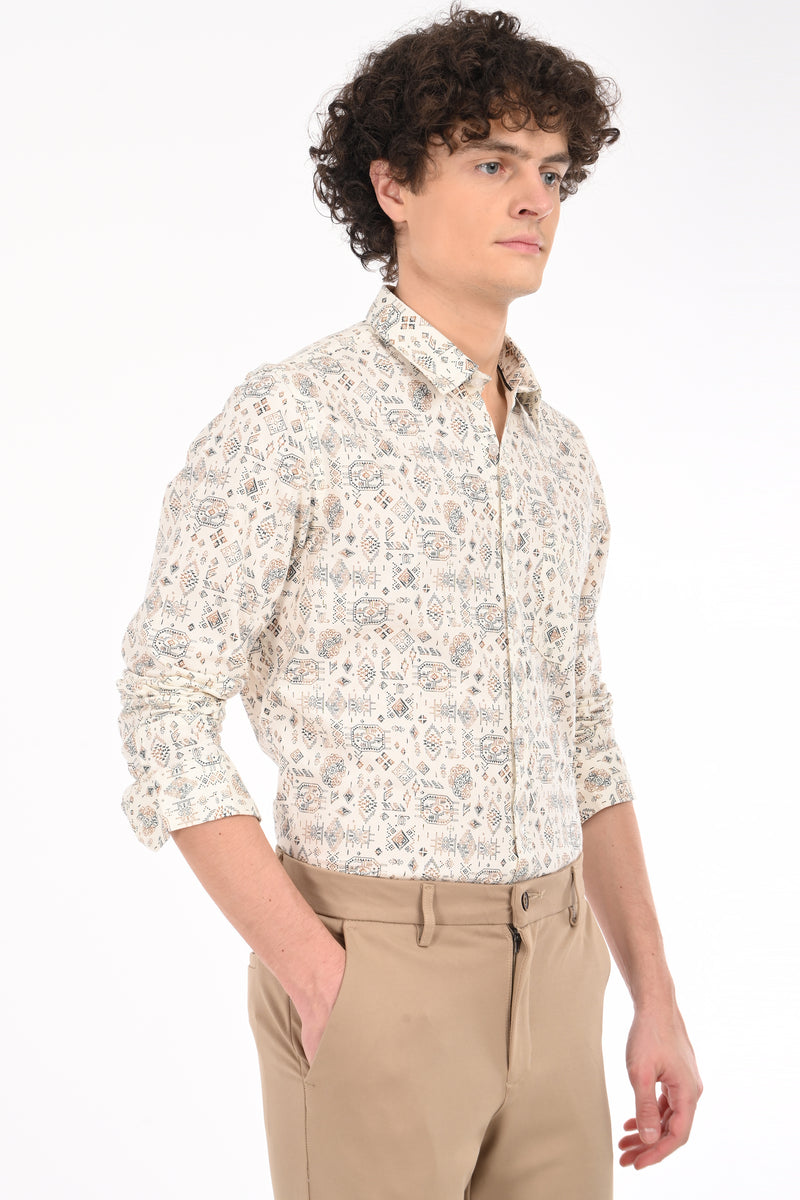 Premium Oxford Printed Shirt