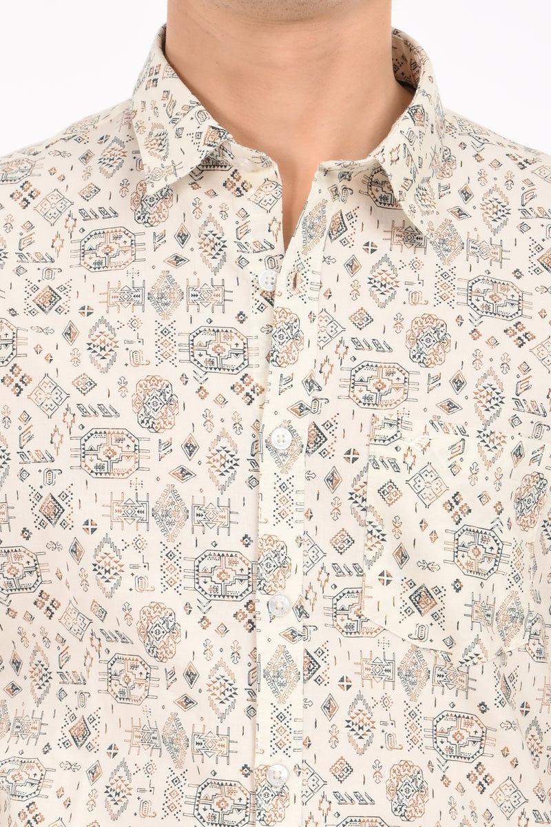 Premium Oxford Printed Shirt