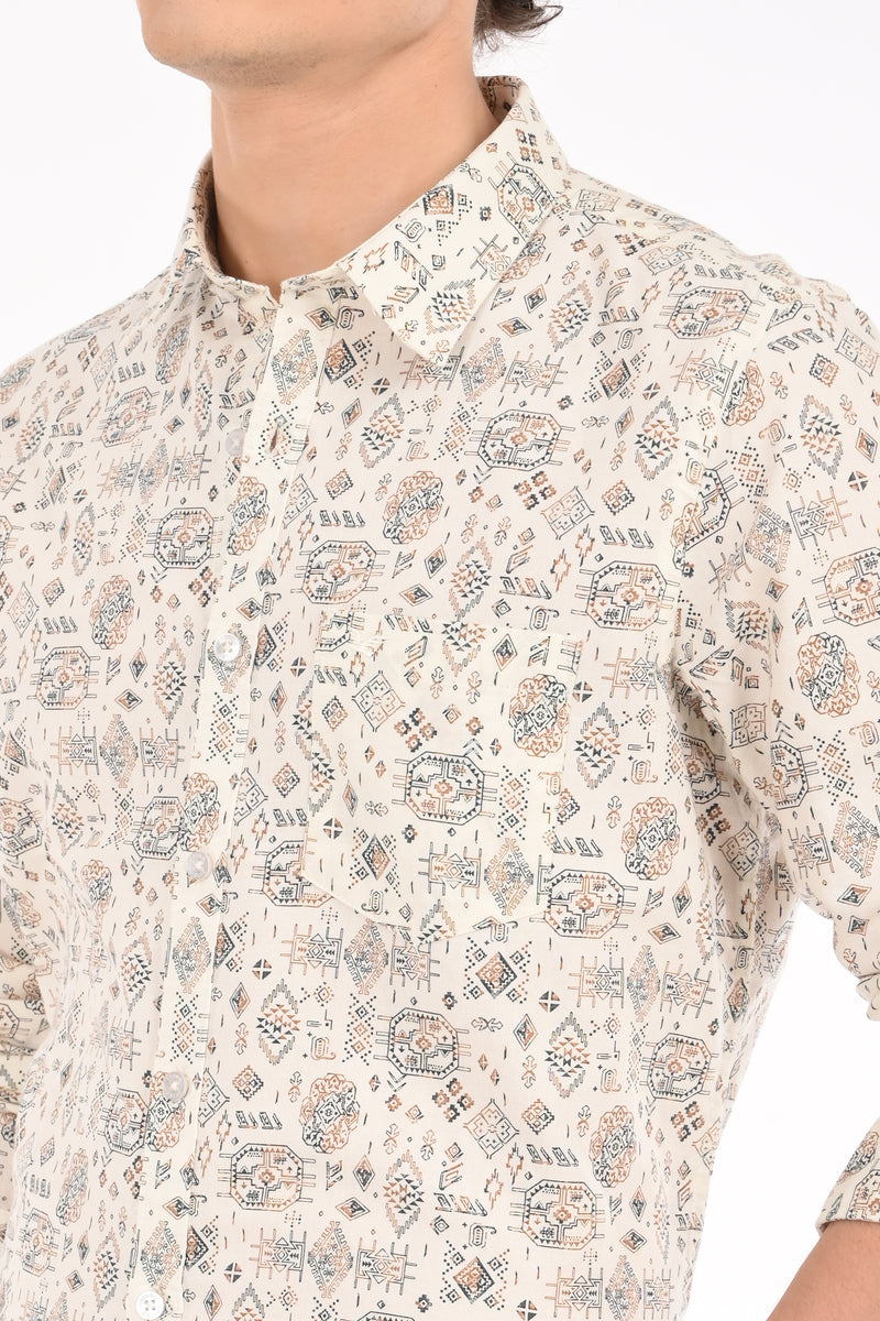 Premium Oxford Printed Shirt