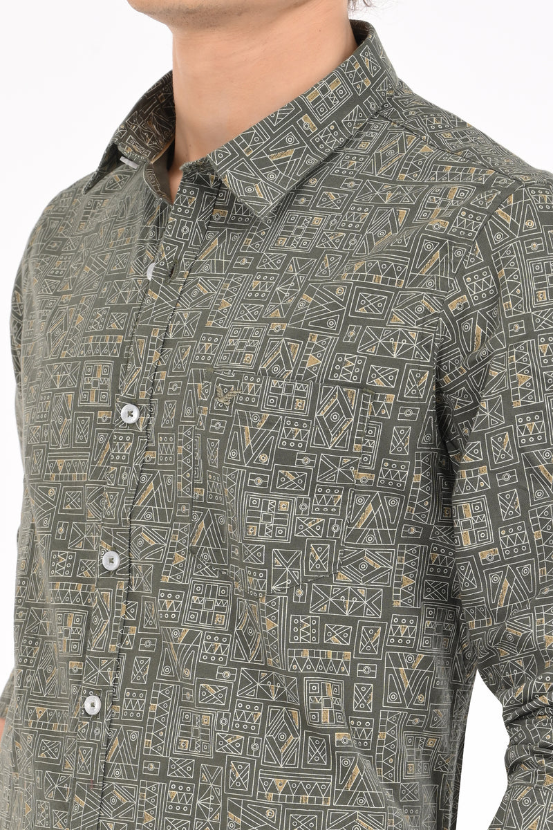 Oxford Printed Shirt