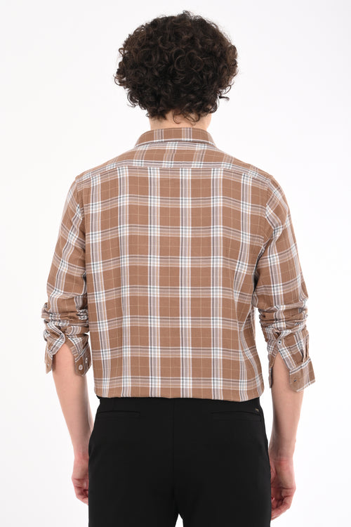 Textured Check Shirt