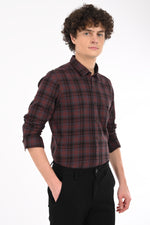 Workwear Textured Check Shirt