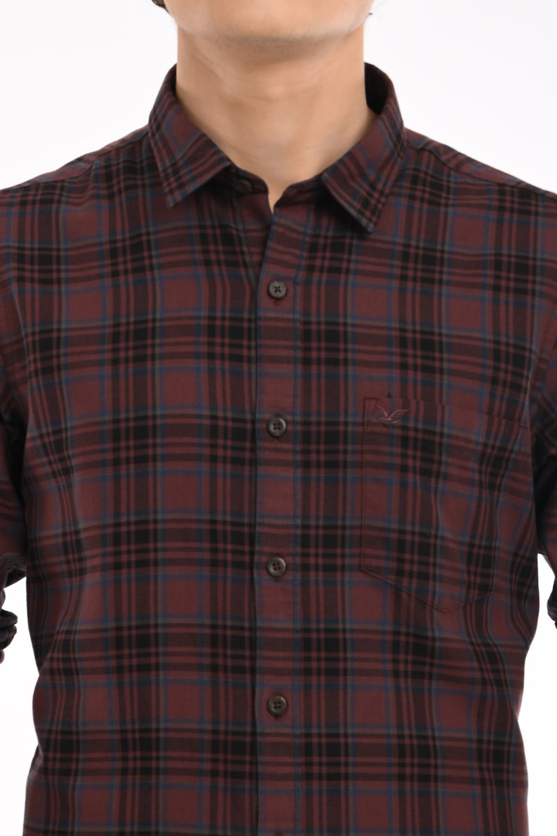 Workwear Textured Check Shirt
