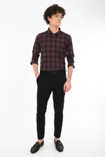 Workwear Textured Check Shirt