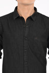 Denim Workwear Solid Shirt