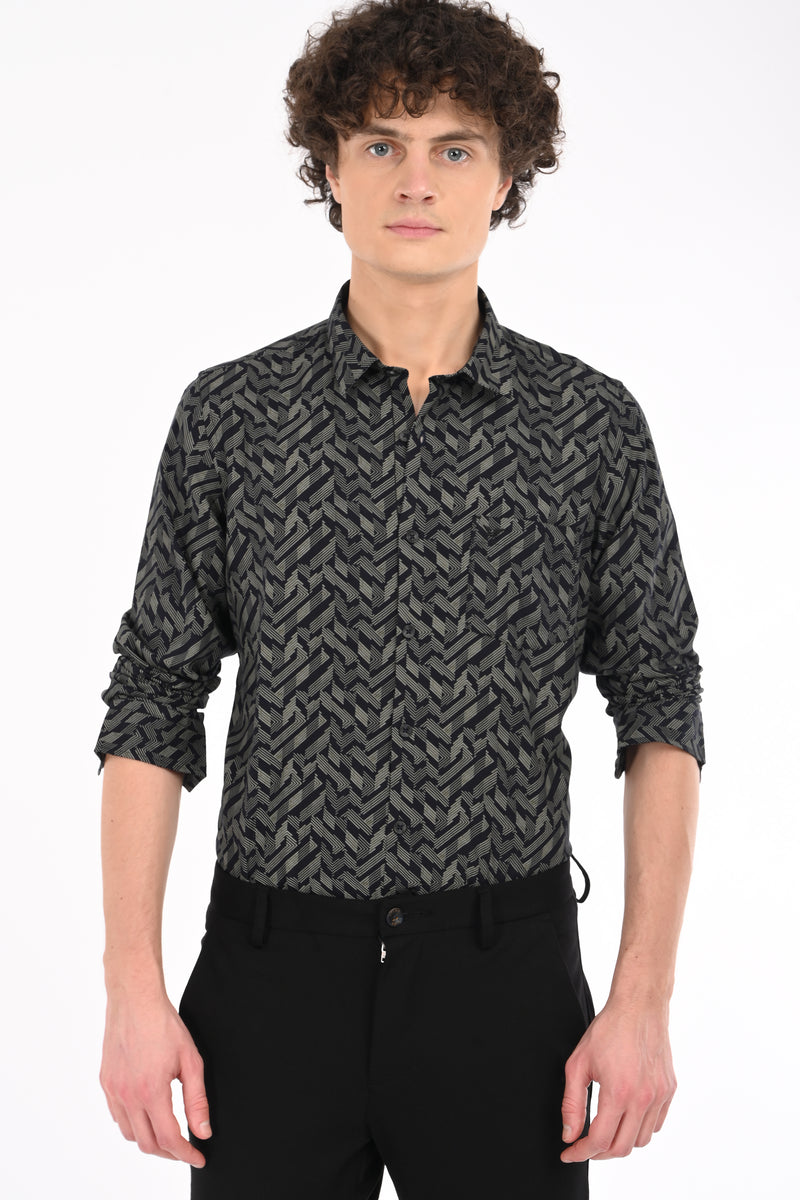 Eco Friendly Tencel Printed Shirt