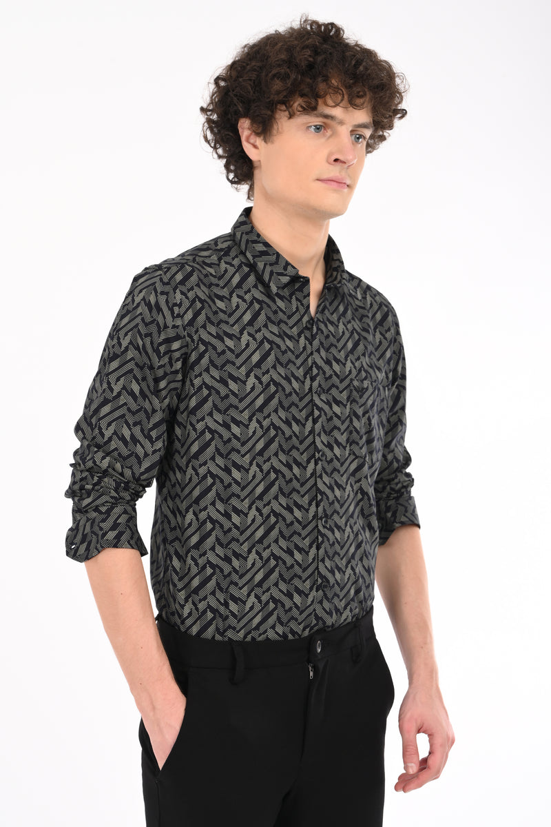 Eco Friendly Tencel Printed Shirt