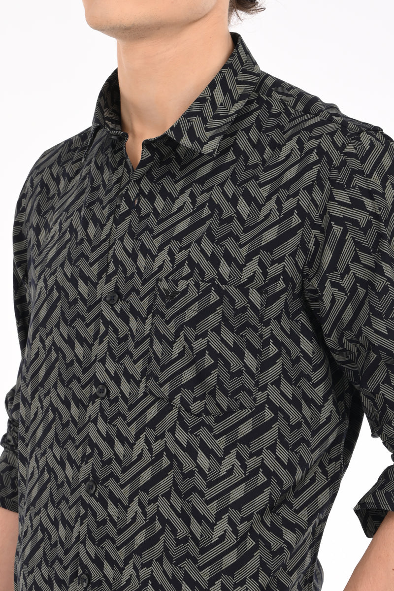 Eco Friendly Tencel Printed Shirt