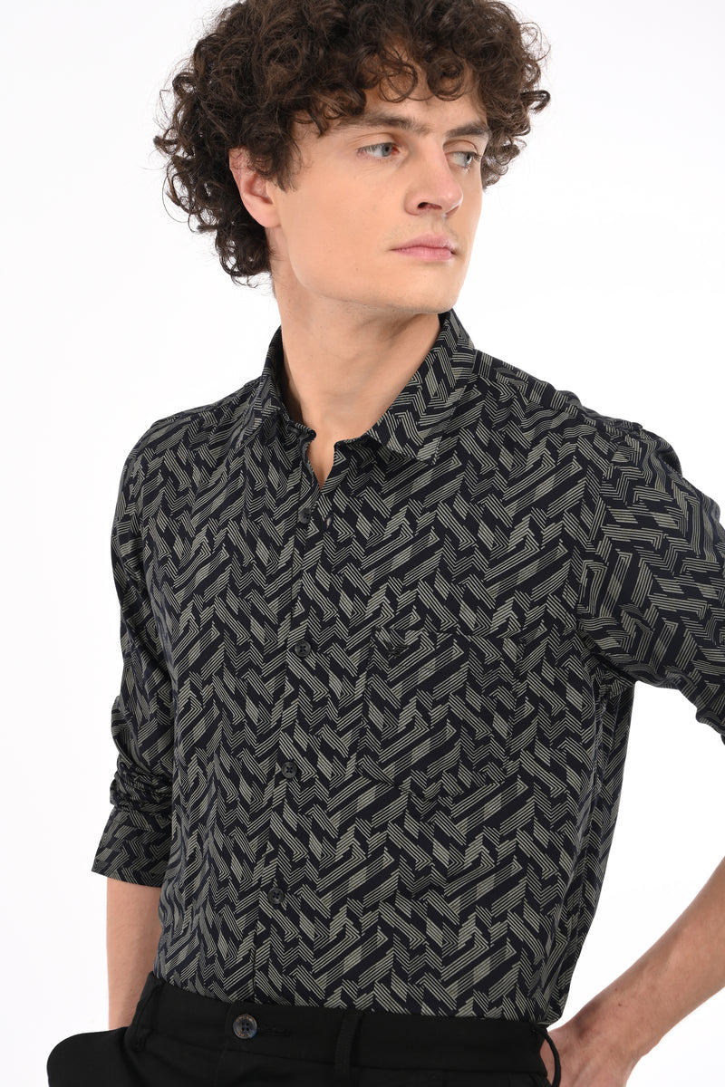 Eco Friendly Tencel Printed Shirt