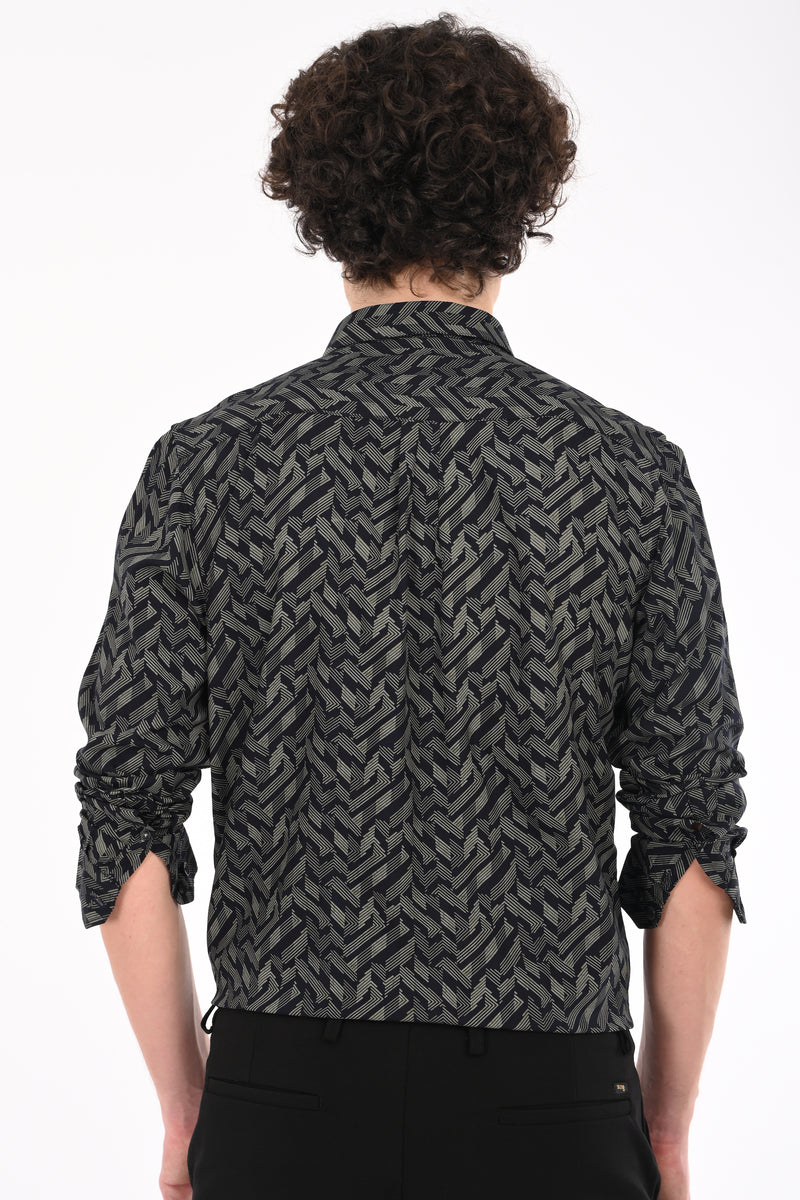 Eco Friendly Tencel Printed Shirt