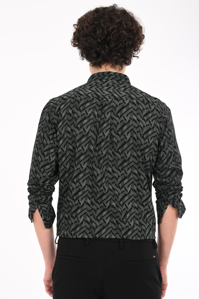 Eco Friendly Tencel Printed Shirt