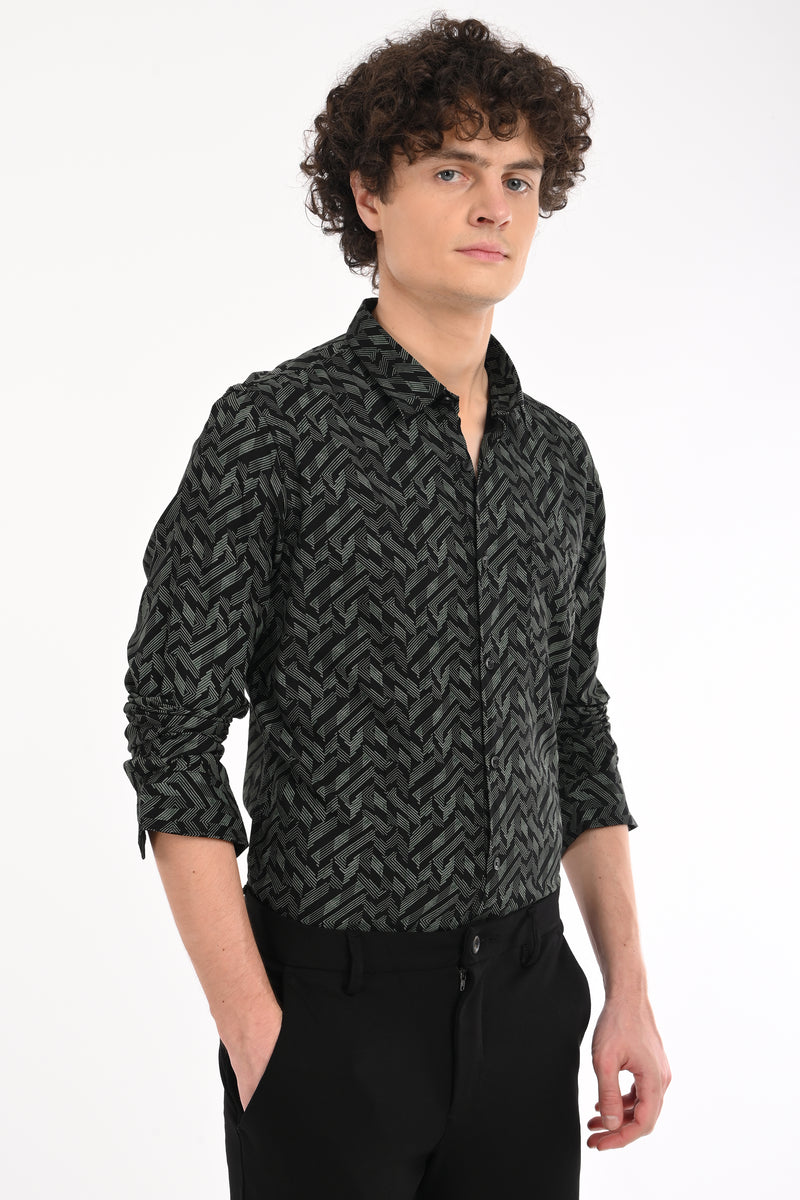 Eco Friendly Tencel Printed Shirt