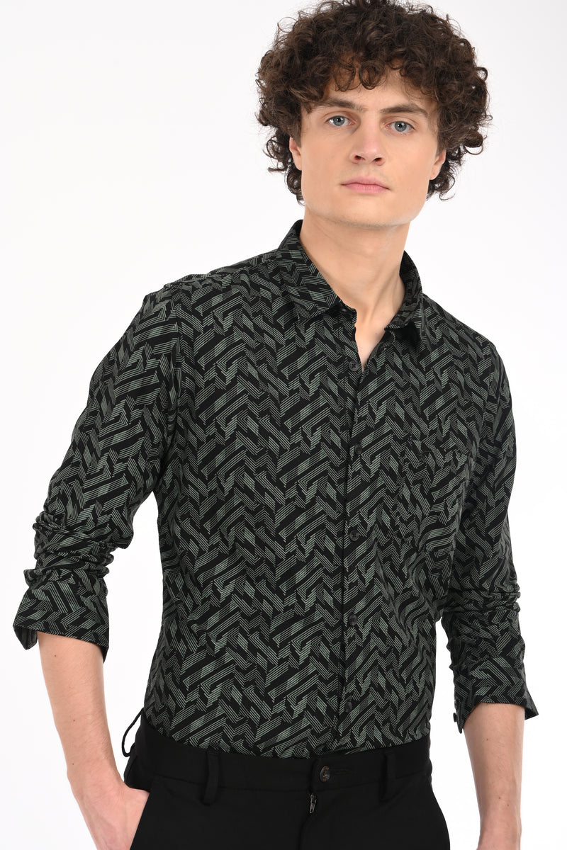Eco Friendly Tencel Printed Shirt