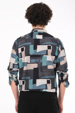 Textured Cotton Printed Shirt