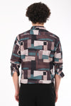 Textured Cotton Printed Shirt