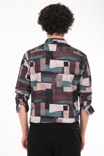 Textured Cotton Printed Shirt