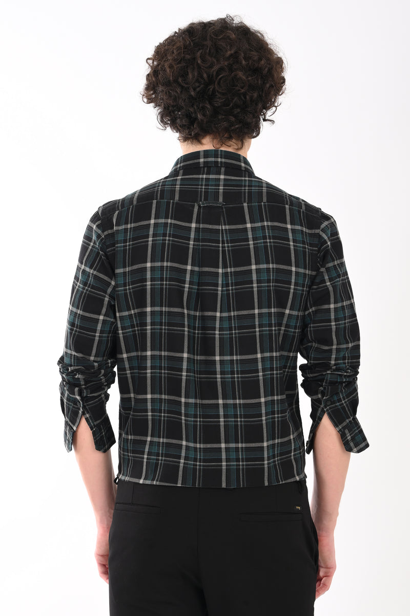 Workwear Textured Check Shirt