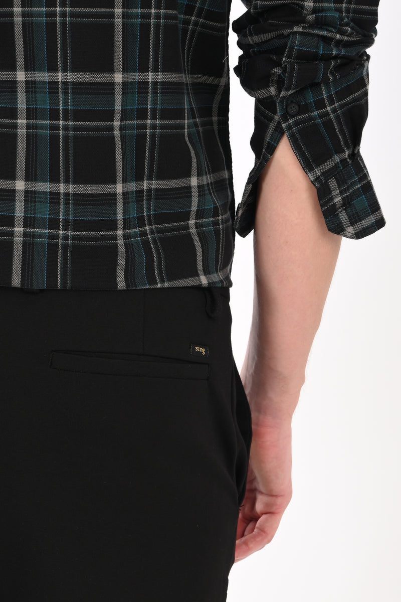Workwear Textured Check Shirt