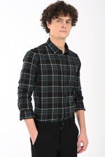Workwear Textured Check Shirt