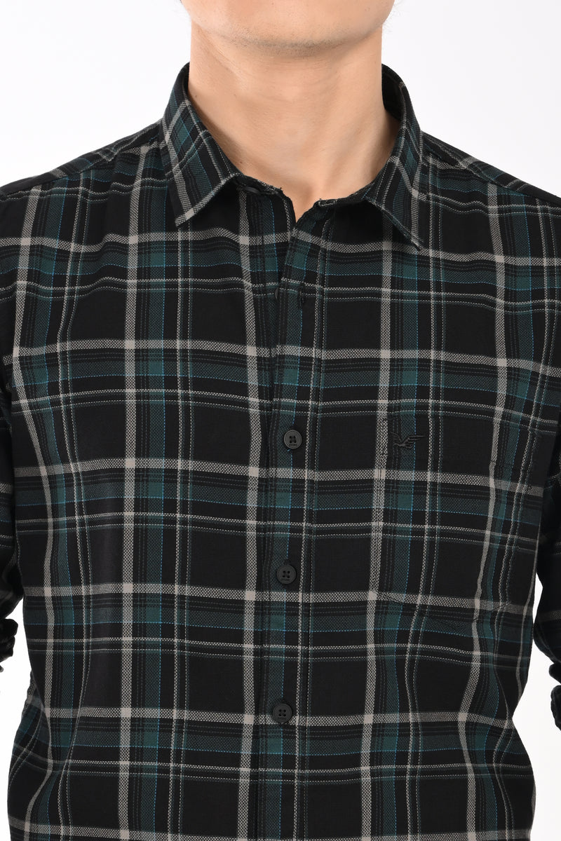 Workwear Textured Check Shirt