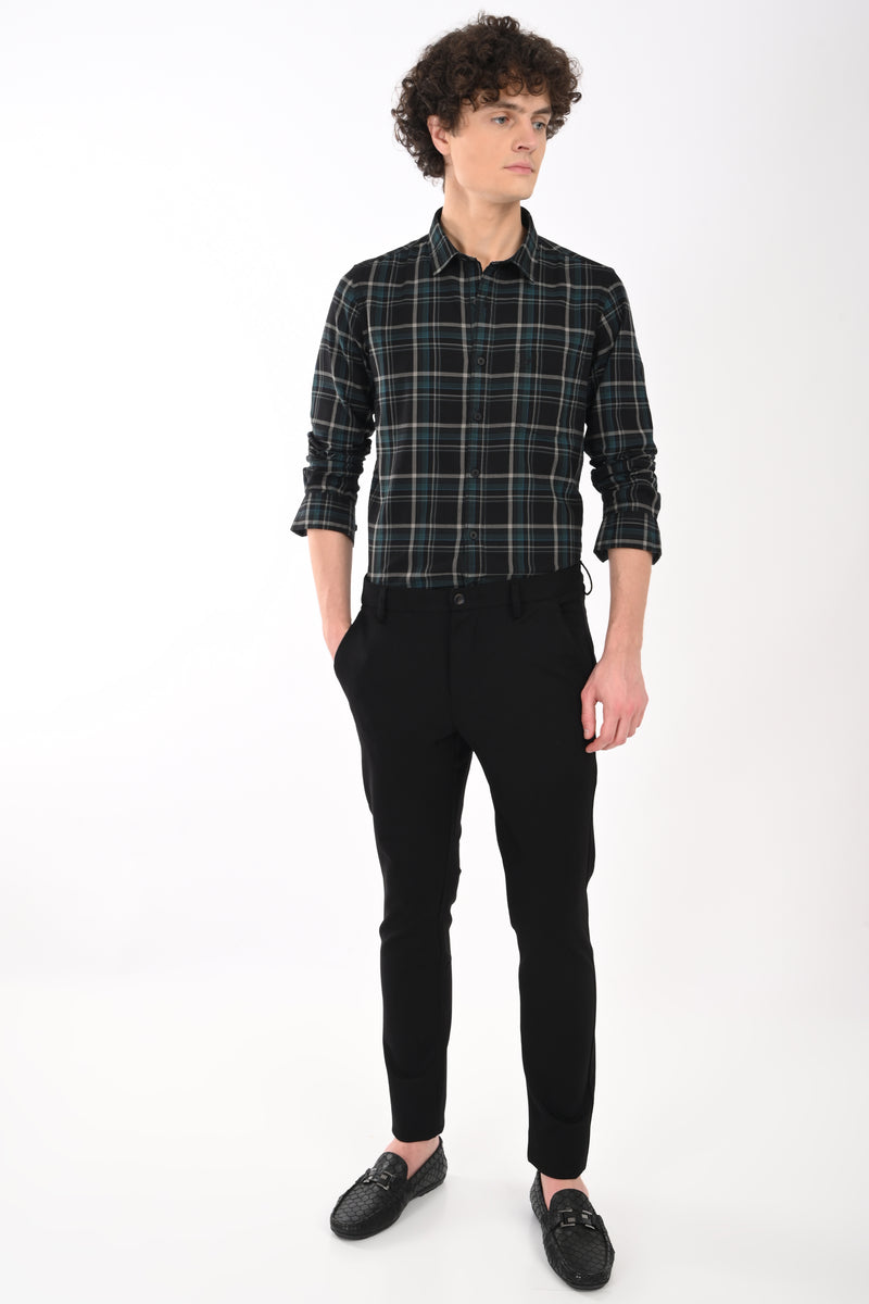 Workwear Textured Check Shirt
