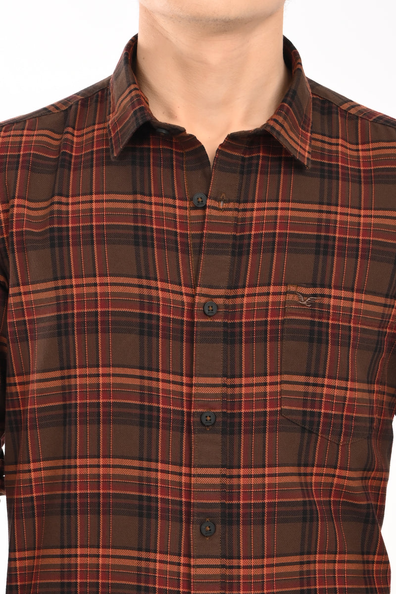 Workwear Textured Check Shirt