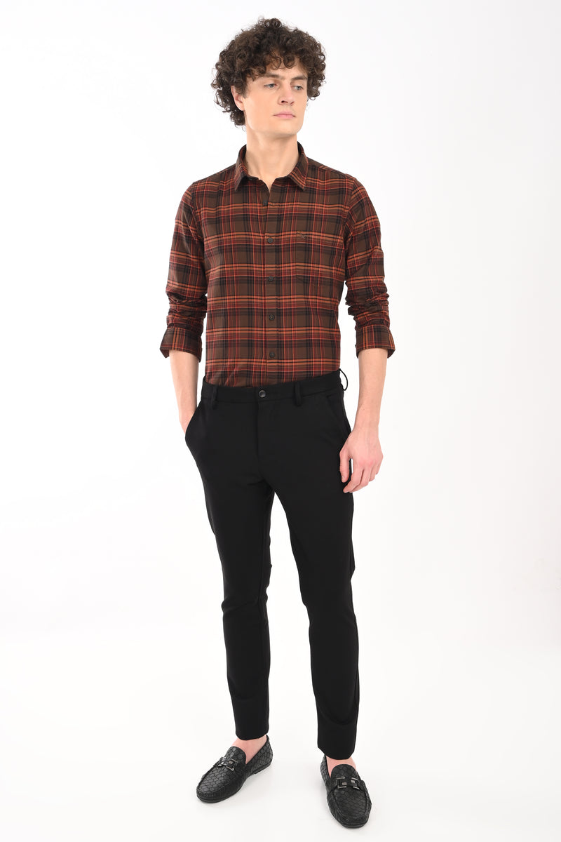 Workwear Textured Check Shirt