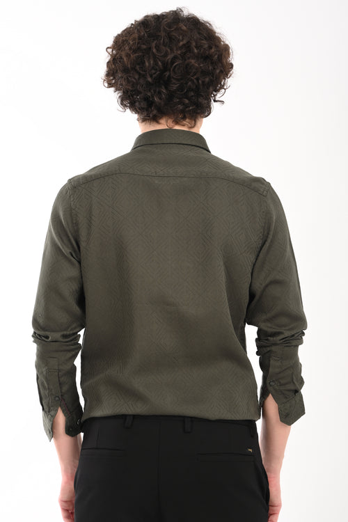 Textured Party Wear Shirt