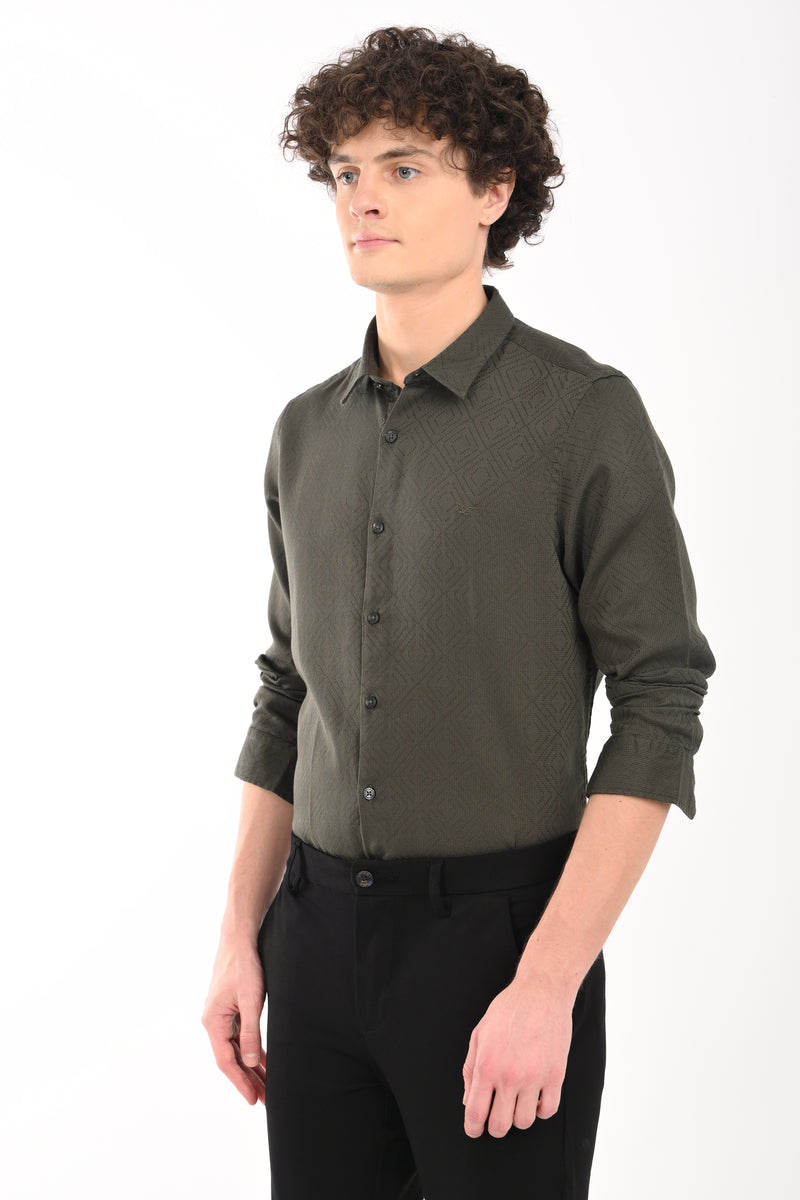 Textured Party Wear Shirt