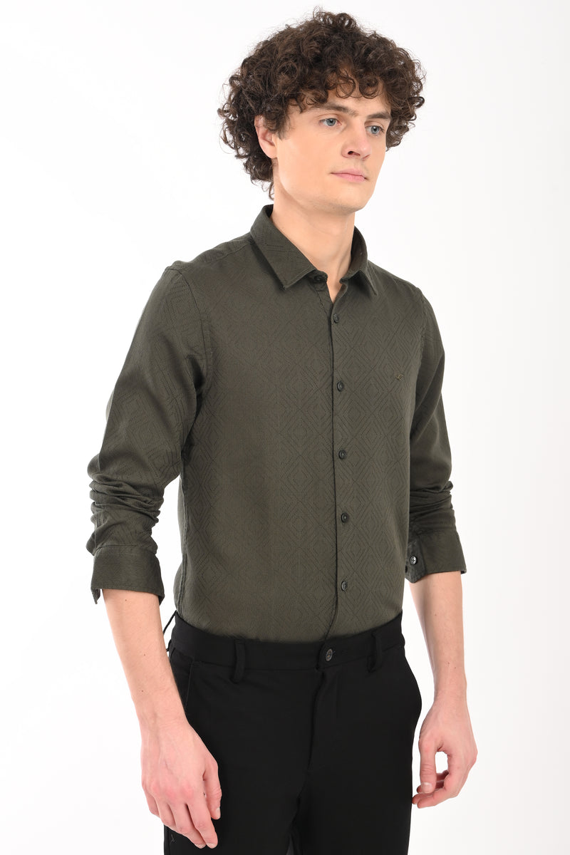 Textured Party Wear Shirt