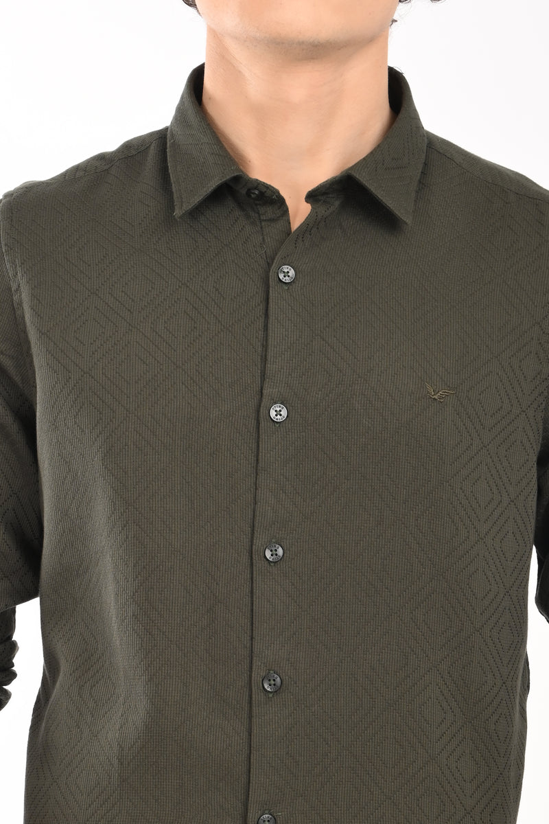 Textured Party Wear Shirt