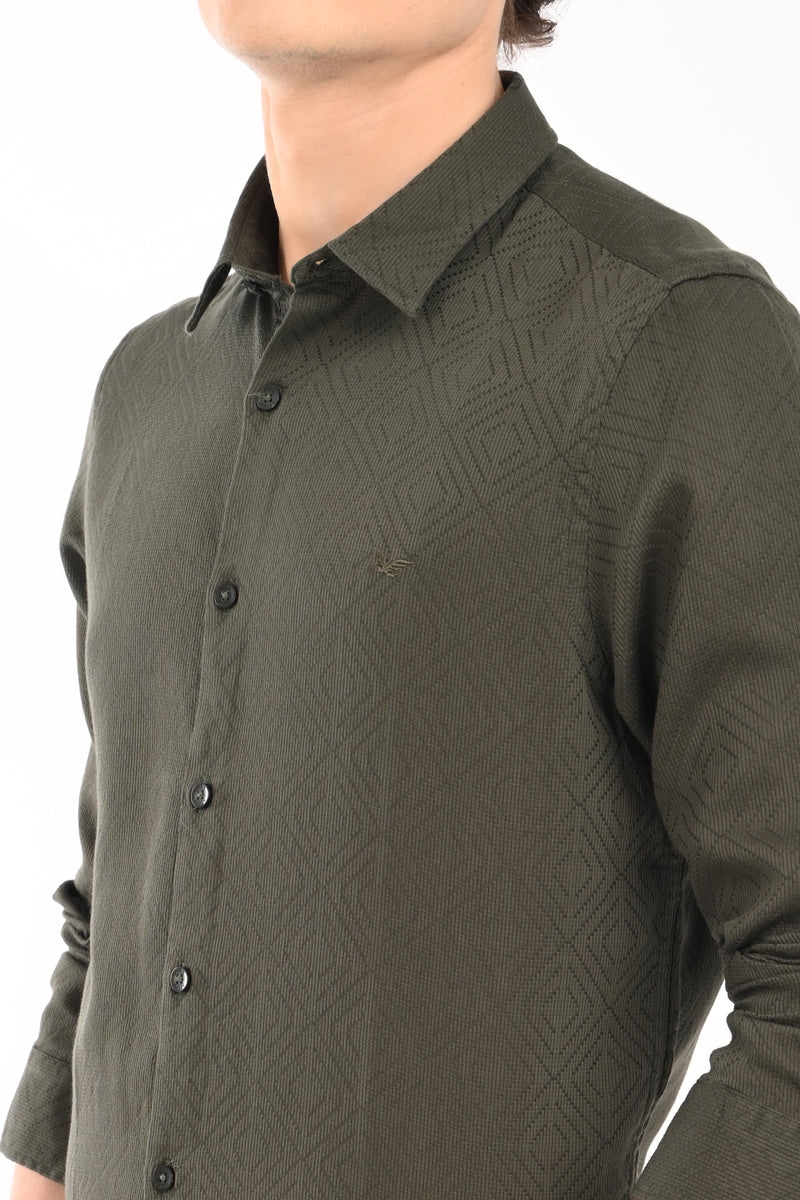 Textured Party Wear Shirt