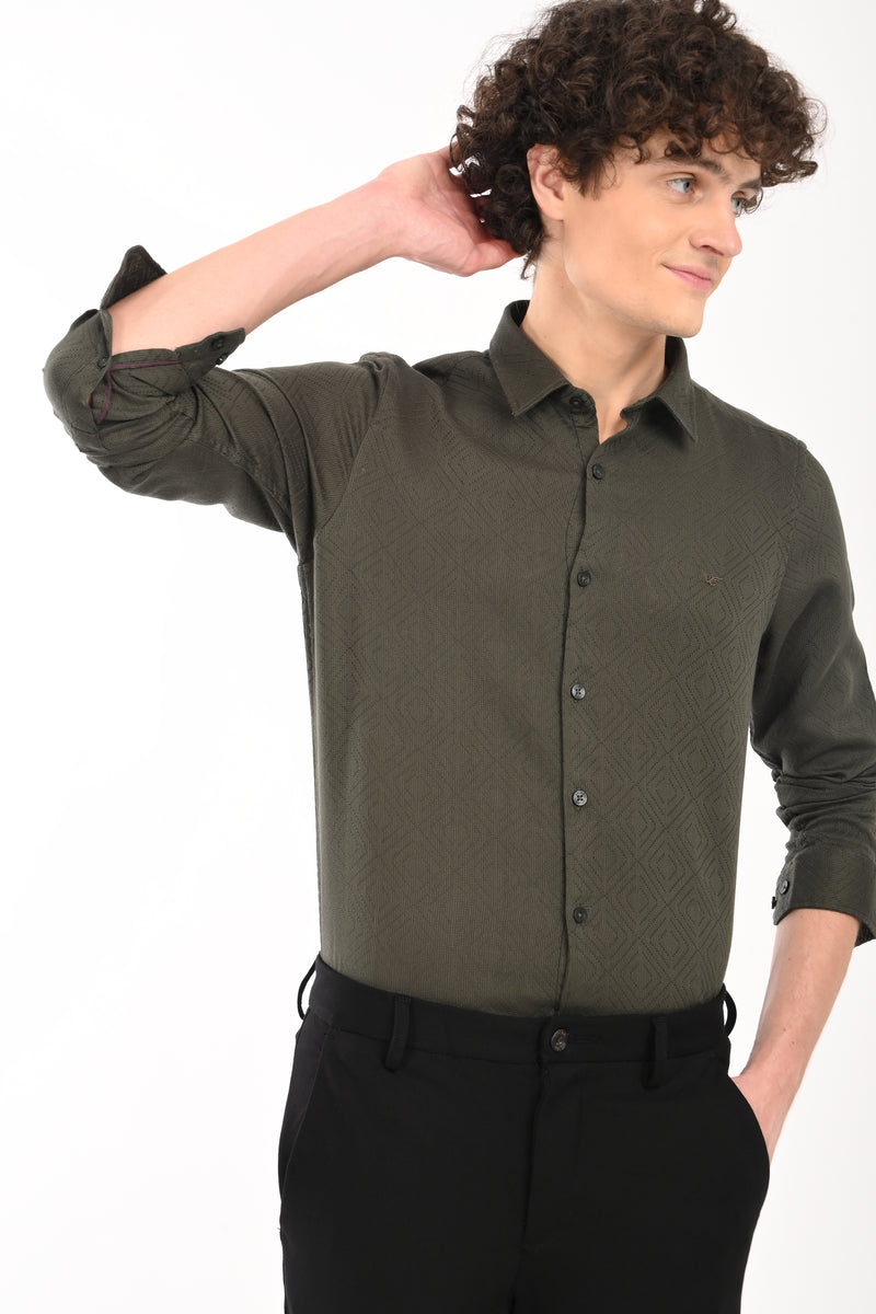 Textured Party Wear Shirt