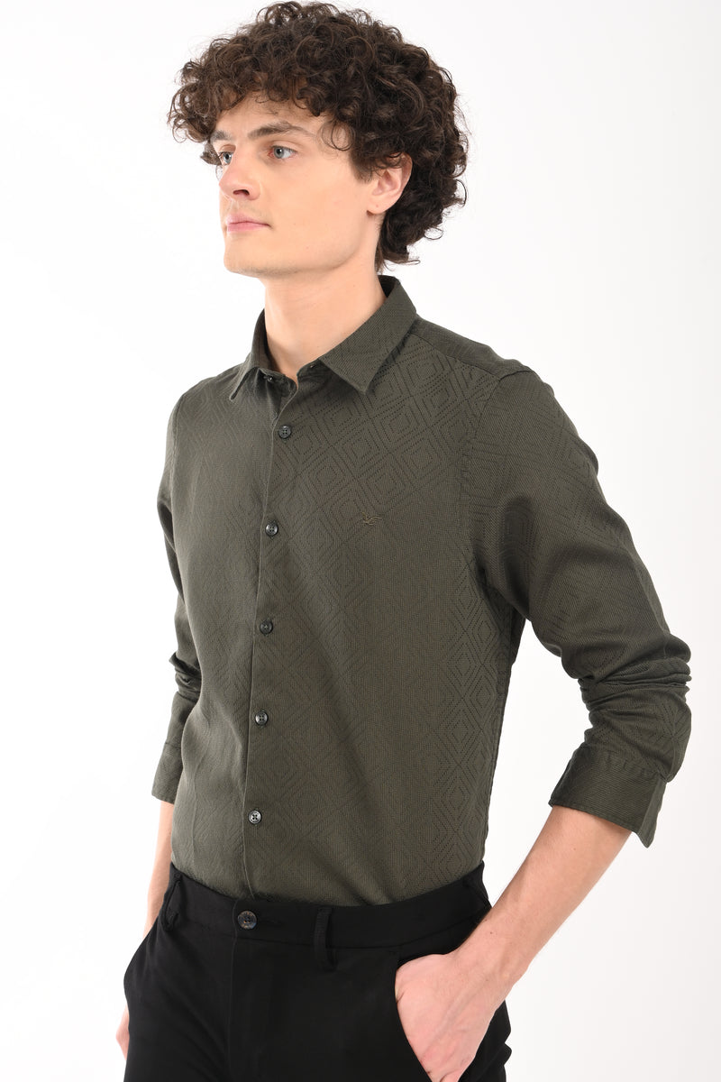 Textured Party Wear Shirt