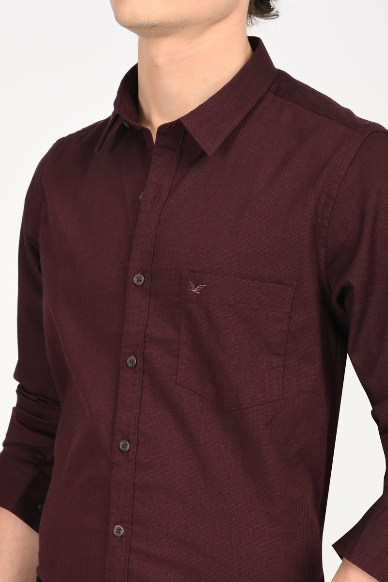 Must have Textured Stretch Shirt