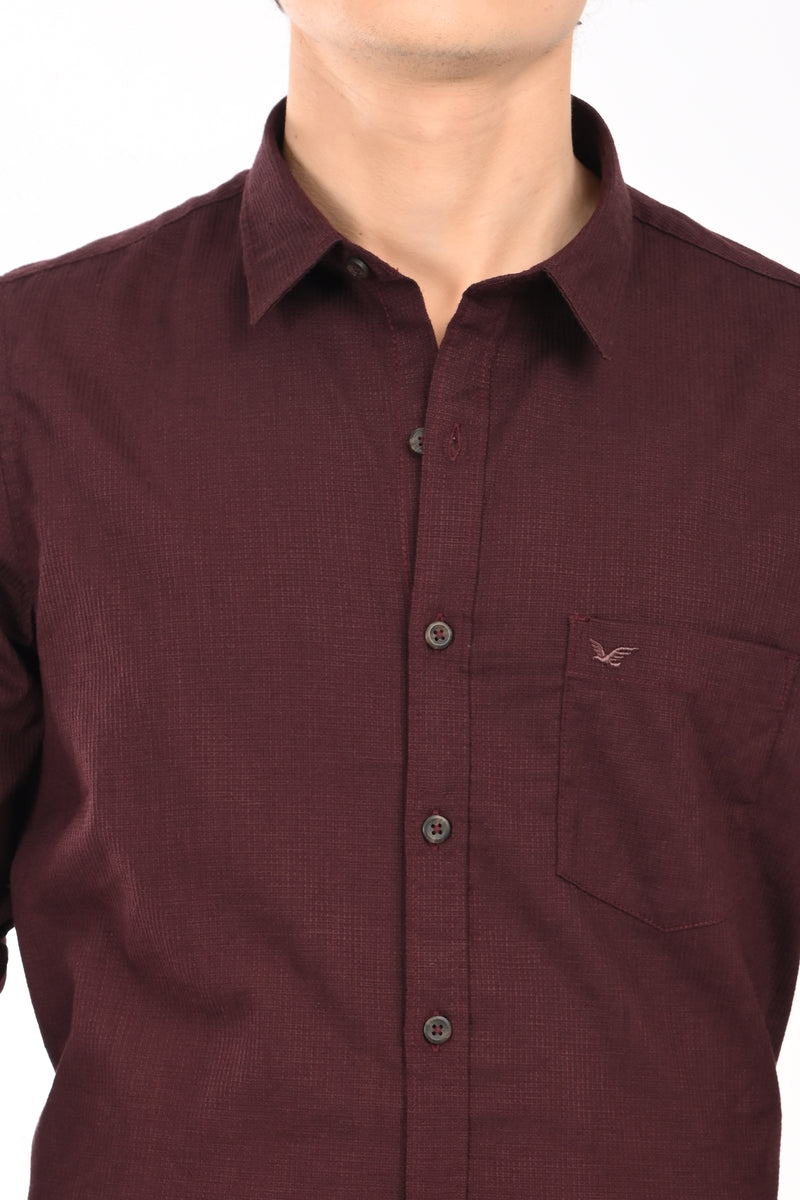 Must have Textured Stretch Shirt