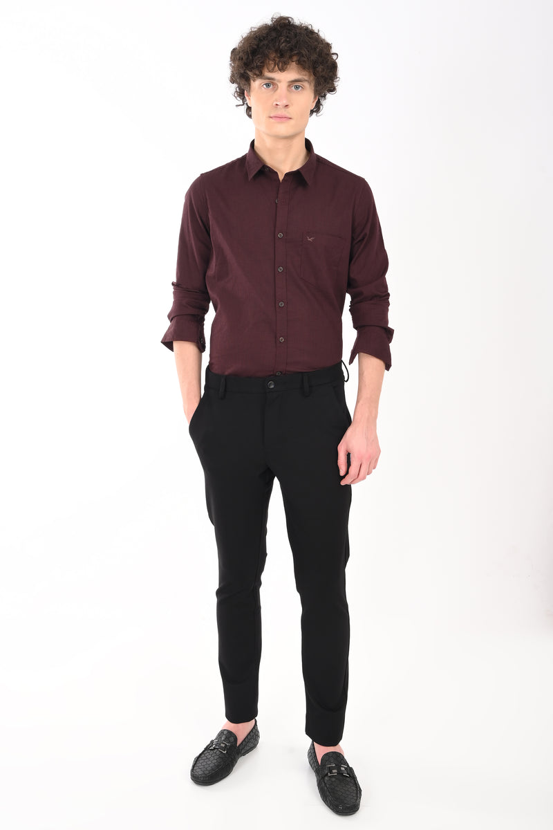 Must have Textured Stretch Shirt